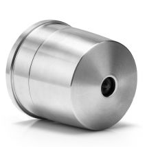 Compatible avec le fabricant de Machine à café de Illy/Capsule réutilisable rechargeable en métal d'acier inoxydable adaptée à la Capsule de café de Illy