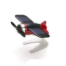Panneau solaire pour Mini voiture | Désodorisant de l'air, panneau solaire modèle d'avion, solide et parfumé, parfum de voiture, ornements d'intérieur de voiture, accessoires de décoration pour voiture