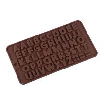 Filcook outils de cuisson 26 lettres anglaises forme Silicone moule chocolat gâteau décoration outils 3D barre à manger anti-adhésif savon moule