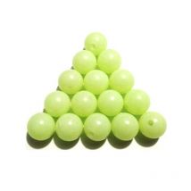 1 paquet de perles lumineuses espace de pêche haricots boules flottantes rondes bouchon boules légères pêche en mer accessoires de leurre A26