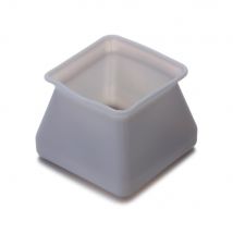 Protège-pieds de chaise en Silicone 10 &quot;carrés, antidérapant, Durable, protecteur de sol, blanc, gris, marron, utile