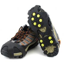 10 Crampons anti-dérapant neige glace griffe escalade chaussures Crampons Crampons Crampons couvre-chaussures pince à glace fournitures d'escalade en plein air