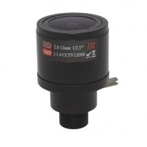 Hd Cctv Lens 3.0MP M12 2.8-12Mm Varifocale Cctv Ir Hd Lens,F1.4, handmatige Focus Zoom, Kijkhoek 90 ~ 28 Graden