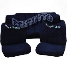 COPRISEDILI-AUTO FODERA UNIVERSALE | COTONE TRAPUNTATO CUORE AZZURRO