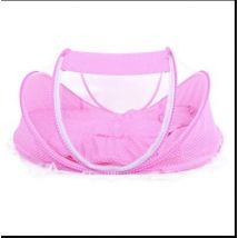 Filet anti-moustiques pour lit de bébé | Ensemble de 4 pièces, lit de bébé, filet de protection Portable, coussinet confortable pour bébés avec scellé