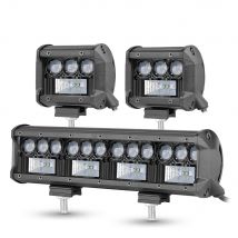Anmingpu 50W 100W 200W Led Licht Bar Off Road 4 "7" 12 "Spot Led werk Licht Voor Trekker Jeep Suv Atv Auto Rijden Fog Lamp