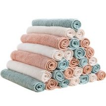 Chiffon de nettoyage Super absorbant | Épaississement des cheveux de la maison, chiffon de nettoyage d'entretien ménager, de cuisine antiadhésif, chiffon de vaisselle à l'huile