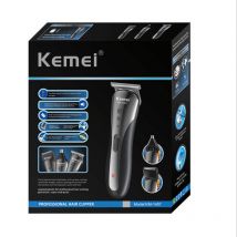 KEMEI coupe de cheveux Rechargeable tondeuse à cheveux pour hommes étanche sans fil électrique rasoir barbe oreille rasoir tondeuse à cheveux outil
