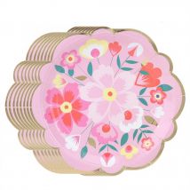 Einweg Platten Blume aufbringen Haushalt Einweg Papier Platten Nachmittag Tee Gerichte Geschirr Partei Liefert Party