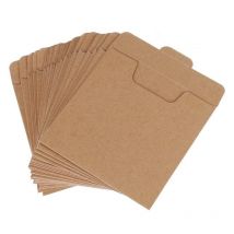 Enveloppes d&#39;emballage en papier Kraft, lot de 30 pièces, sachets pour CD, DVD, disques