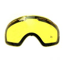 Double lentille de Ski éclaircissante pour lunettes de Ski nuit pour faible lumière teinte temps nuageux masque de Ski lentille de remplacement