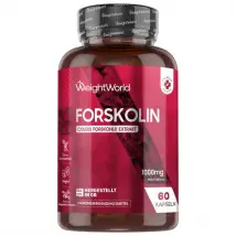 Forskolin Kapseln - 1000 mg 60 Kapseln - Vegan - Hilft Ihnen bei Ihren Gewichts Zielen und hoher Kraft