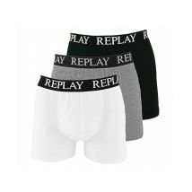 Replay - Boxer Basic Cuff Logo 3 Pack - Heren Boxershorts