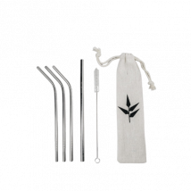 Banbu straws Stainless steel - 4pcs
