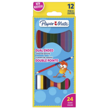 PaperMate Dual Ended Coloured Pencils â 24 Pcs