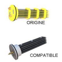 Cellule compatible pacific 100 9 plaques 195x42 mm culot jaune - Pacific