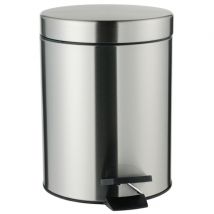 Leifheit Pedal bin 5 L - Silver
