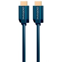 Clicktronic Ultra High Speed HDMI Cable With Ethernet - 1 metre