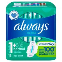Always Ultra Normal Instant Dry - 12 pcs