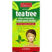 Beauty Formulas Tea Tree Nose Pore Strips - 6 pcs.