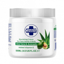 Curalene Aloe Vera & Avocado Nourishing Body Cream - 500 ml