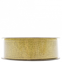 Decoris Gold Decorative Ribbon with Glitter