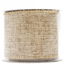 Decoris Decorative Ribbon Nature - Flax