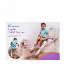 Dreambaby Step-Up Toilet Trainer White & Grey Ladder