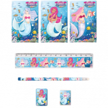 Fun Stationery Magical Mermaids Stationery Set – 5 Pcs