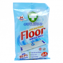 Green Shield Anti-Bacterial Floor Cloths - 24 pcs