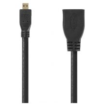 Nedis HDMI Female to Micro HDMI Male Cable - 0.2 Metre