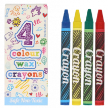 Henbrandt Colour Wax Crayons – 4 pcs