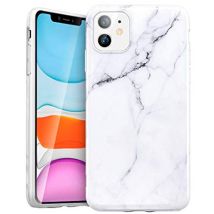 BasicPlus iPhone 11 Cover - White Marble