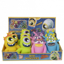 Jokes & Gags Mini Monsterz Light-Up Squeezy Toys