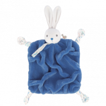 Kaloo Plume DouDou Rabbit Ocean Blue Teddy Bear - 22 cm