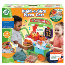 LeapFrog Build-A-Slice Pizza Cart Learning Toy