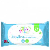 Little Heroes Sensitive Fragrance Free Baby Wipes - 66 pcs