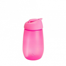 Munchkin Simple Clean Straw Drinking Bottle - Pink