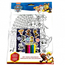 Paw Patrol colouring set