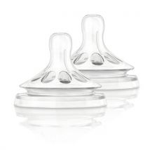 Philips Avent Bottle nipple Slow Flow - size 2