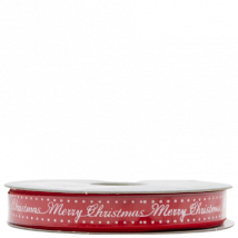 Premier Accents Merry Christmas Ribbon Red - 2 7m