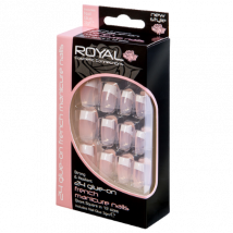 Royal Artificial Nails French Manicure 24 pcs