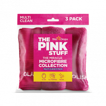 Stardrops The Pink Stuff Multi Clean 3-Pack Microfibre Cloths