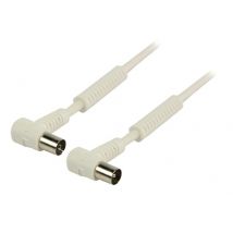 Valueline Antenna Cable White 120 dB - 1 metre