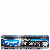 Wisdom Active Whitening Charcoal Toothpaste - 100 ml