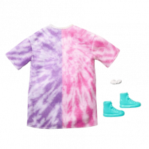 Barbie mode complete looks - Tie Dye jurk