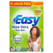Easy Washing Non Bio Aloe Vera Laundry Detergent Powder - 5100 g