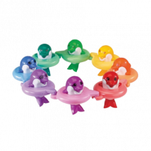 Tomy Toomies Rae Dolfijnen Badspeelgoed - 8 stuks