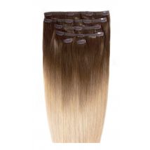 22 Double Hair Set Clip-In Extensions - High Contrast Warm"