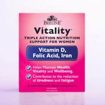 Beeline Vitality Tablets | Iron, Vitamin D + Folic Acid